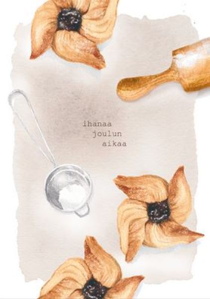 Henna Adel joulutorttu kortti