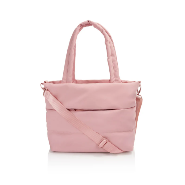 Heys puffer tote laukku rose-6