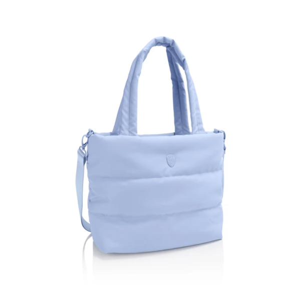 Heys puffer tote laukku vaaleansininen