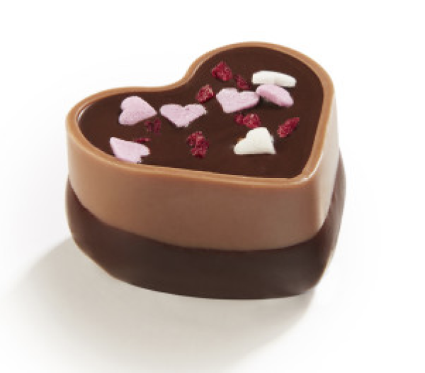 Sprinkled heart konvehti