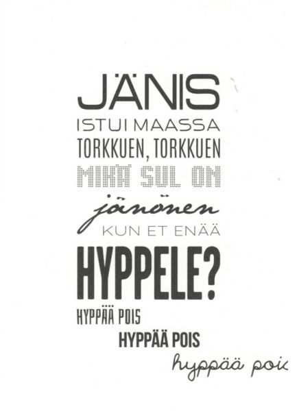 Pikkunorsu Jänis istui maassa