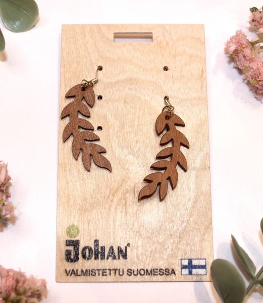 Johan korvakorut punos ruskea