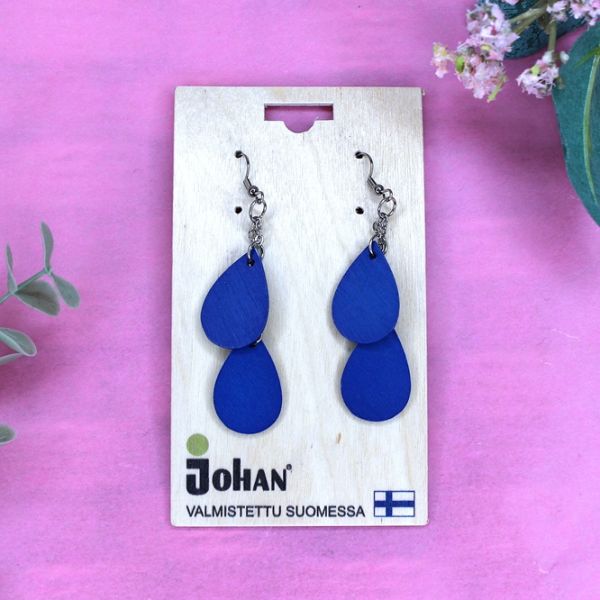 Johan korvakorut pisarat ketjulla (S)