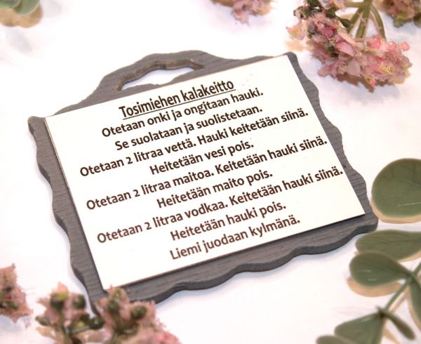 Johan magneetti tosimiehen kalakeitto