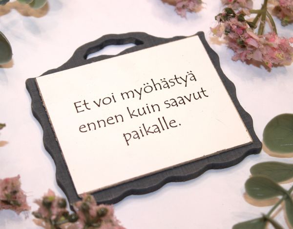 Johan magneetti myöhästyminen