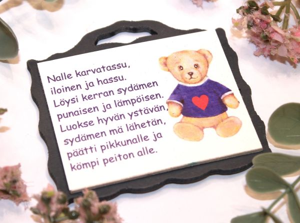 Johan magneetti nalle karvatassu