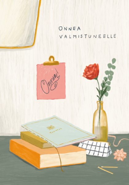 Johanna Ilander valmistuneelle kortti