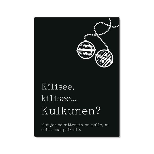 Paskakauppa kulkunen kortti