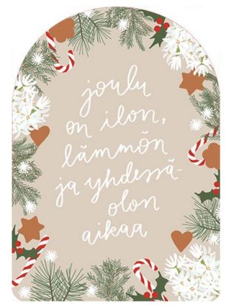 Karto Helle Visuals yhdessäolon aikaa kortti