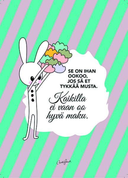 Tyypit Hyvä maku kortti