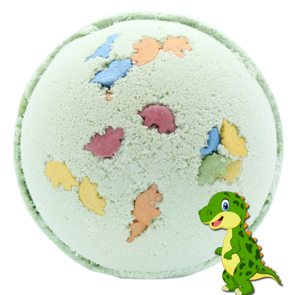 Kylpypommi dinosaurus suklaa
