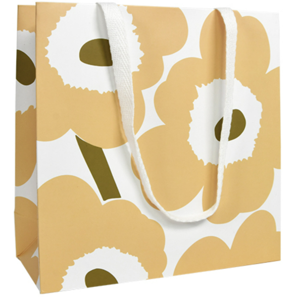 Lahjakassi S Marimekko Unikko persikka