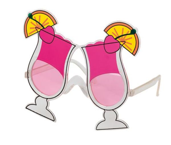 Lasit pinkki drinkki