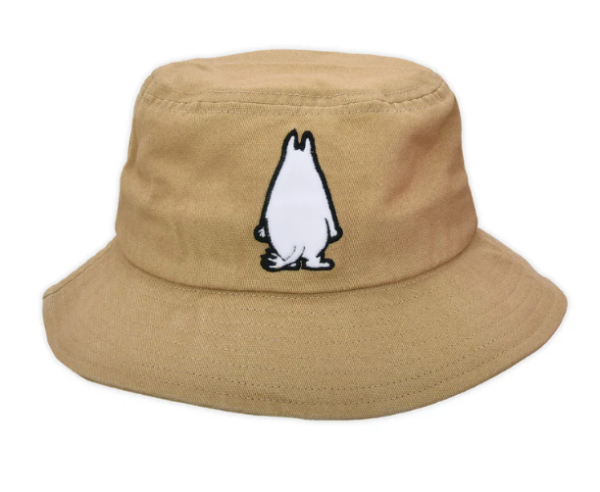 Lasten kalastajahattu äkänen muumipeikko beige-2