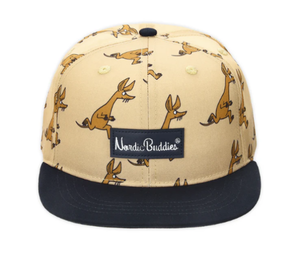 Lasten lippis Nipsu juoksee beige