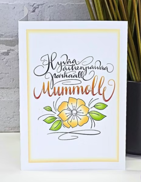 Lean Verstas parhaalle mummolle kortti