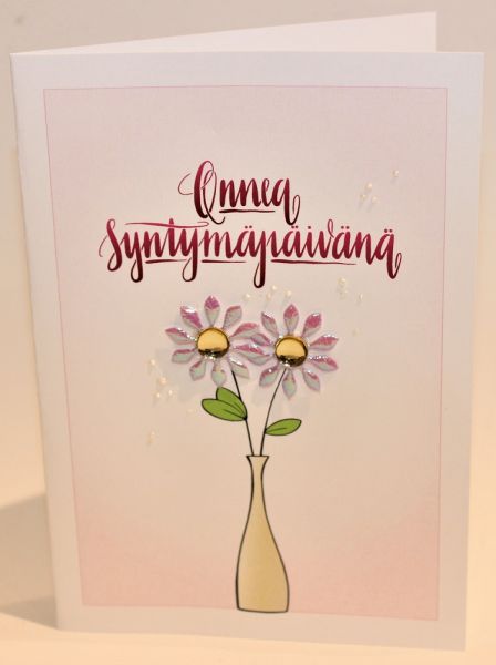 Lean verstas syntymäpäivänä maljakko