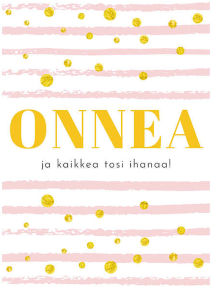 Linnapaperi kaikkea tosi ihanaa A6 kortti