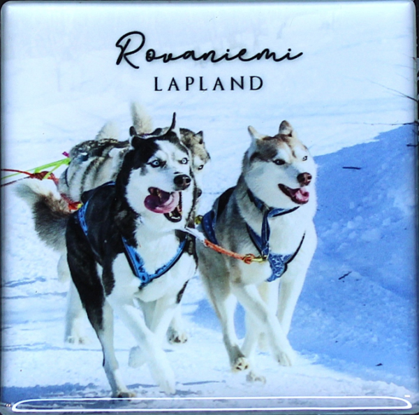 Linnapaperi Rovaniemi Lapland husky