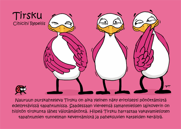 Luonnelinnut Tirsku kortti
