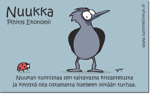 Luonnelinnut Nuukka magneetti