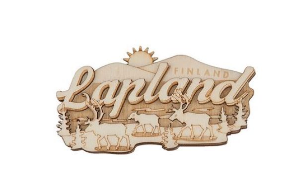 Mikebon Lapland Finland puumagneetti