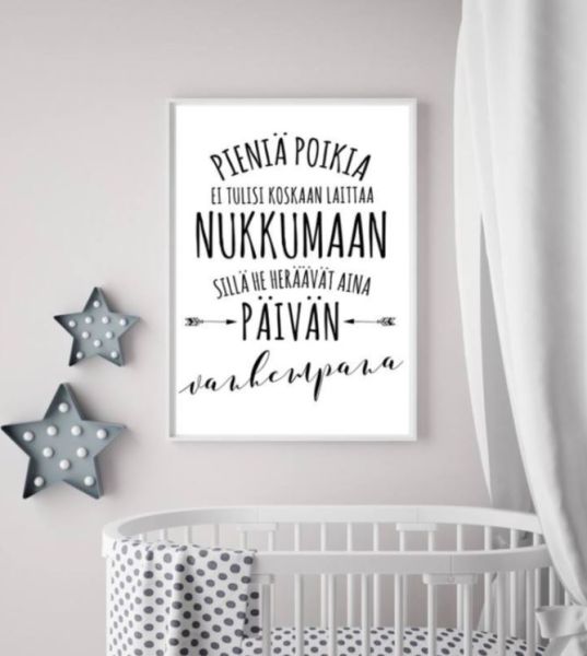 Tiinuska pieniä poikia kortti