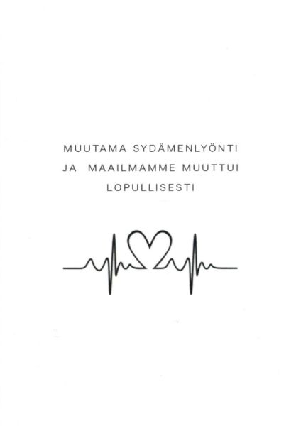 Tiinuska sydämenlyönti 2os. kortti