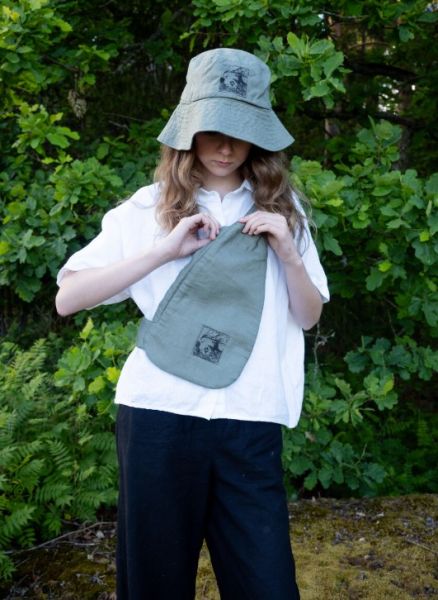 Muumi crossbodylaukku khaki-2