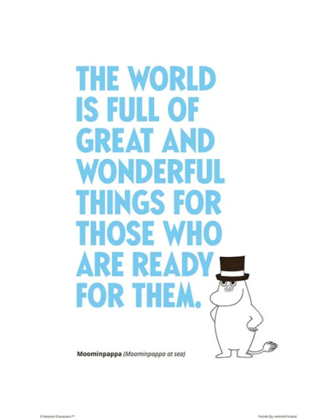 Muumi juliste Wonderful things