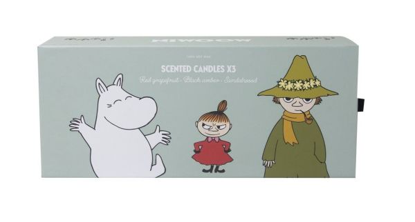 Muumi tuoksukynttilä setti 3 kpl-3