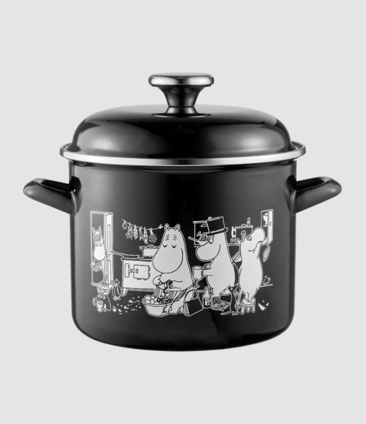 Muumit Keittiössä emalikattila 1,5L