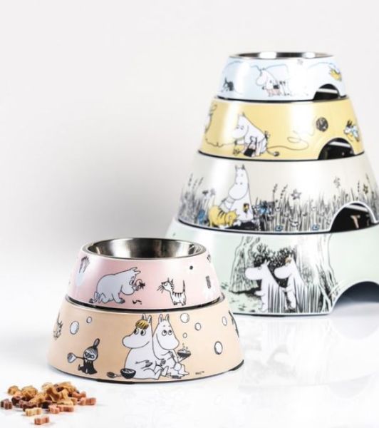 Muurla Moomin for pets kulho M beige-6