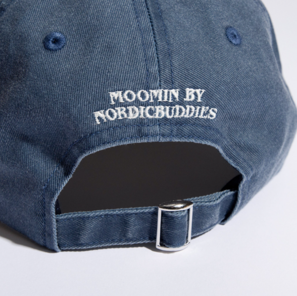 Aikuisten lippis Muumipeikko kivipesty denim-3