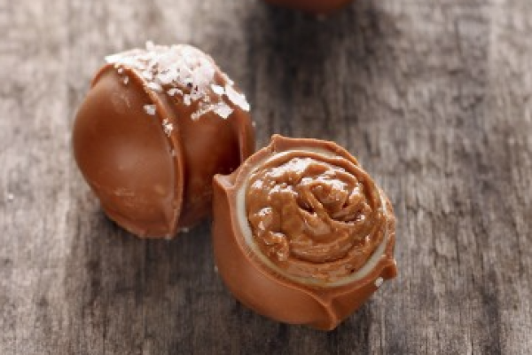 Nelleulla merisuola-caramel konvehti