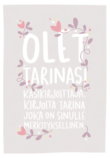 Ninnimoi tarinasi käsikirjoittaja kortti