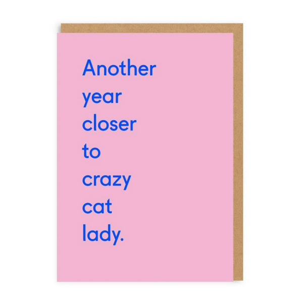 Ohh deer cat lady kortti