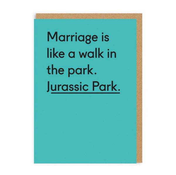 Ohh deer jurassic park kortti