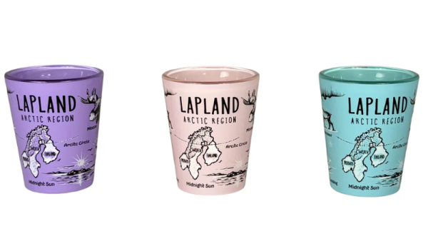 Ola nesje shottilasi 3-pack Lapland pastelli