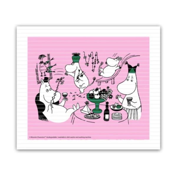 Muumi tiskirätti Moomin 80 juhlat