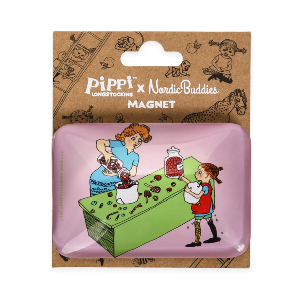 Peppi Pitkätossu Karamelli magneetti