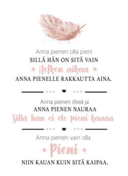 Tiinuska Pienen olla pieni 2os. (VP) kortti