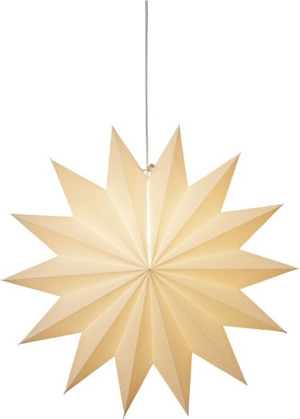 Plain paperitähti valkoinen 60cm-2
