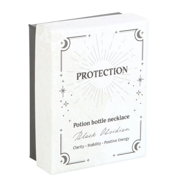 Kristalli kaulakoru pullossa black obsidian-3