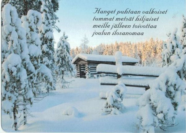 Railin runokortit joulun ilosanoma