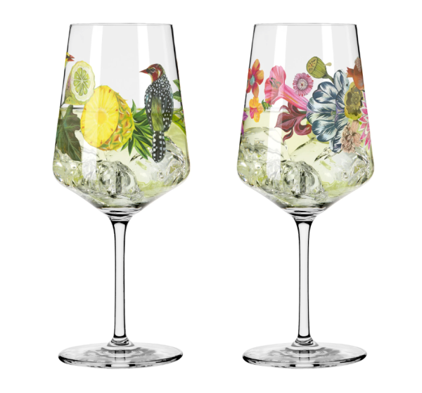Ritzenhoff lasit Lotus & summer bird