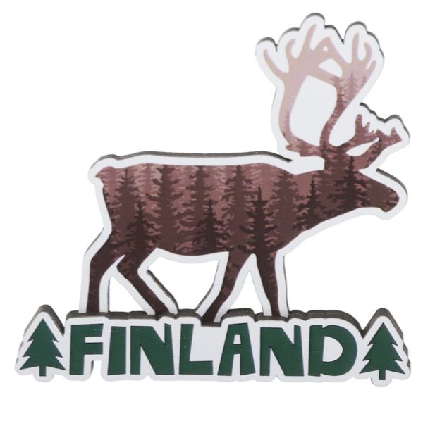 Robin Ruth Finland poro metsä magneetti