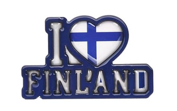 Robin Ruth I love Finland magneetti
