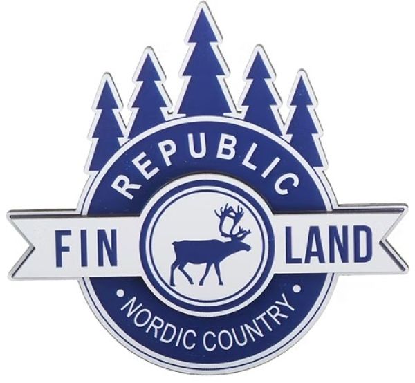 Robin Ruth Finland Nordic country magneetti sininen