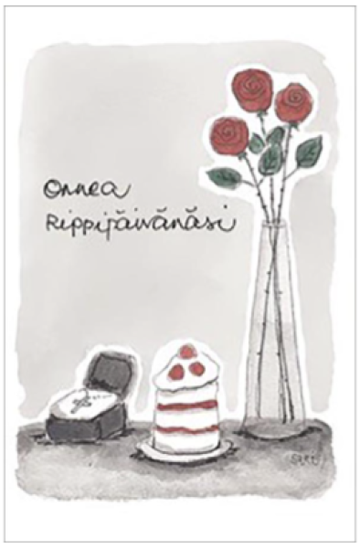 Sari Haapa Rippipäivänäsi kortti